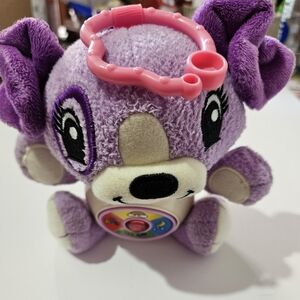 Leapfrog Sing And Snuggle Violet Plush Stuffed Animal Lights And Sounds Puppy
